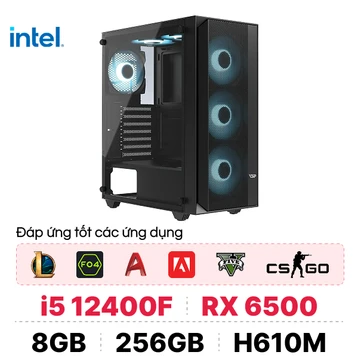 PC CPS Gaming G04 i5 12400F / 8GB - 256GB / RX 6500