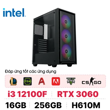 PC CPS Gaming G05 i3 12100F / 16GB - 256GB / RTX 3060