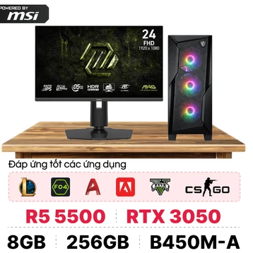 PC CPS X MSI Gaming AMD R5 Kèm màn hình