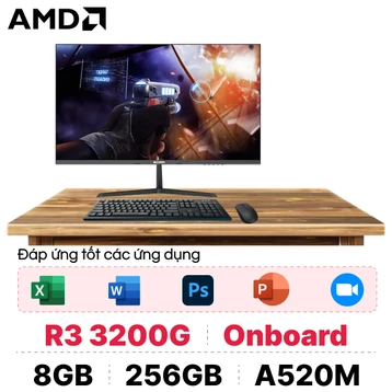 PC CPS Văn Phòng AMD R3 3200G Kèm Màn Hình