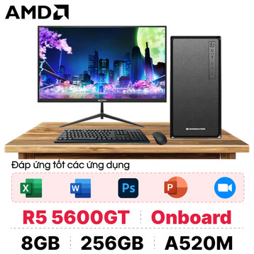 PC CPS Văn Phòng AMD R5 5600GT Kèm Màn Hình