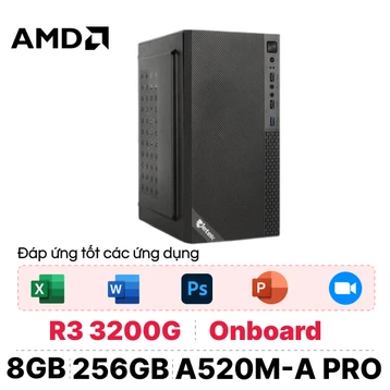 PC CPS văn phòng S01 R3 3200G / 8GB - 256GB