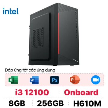 PC CPS văn phòng S02 i3 12100 / 8GB - 256GB