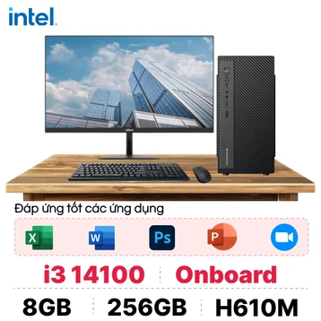 PC CPS văn phòng Intel i3 Gen 14 - Kèm màn hình