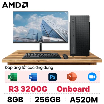 PC CPS Văn Phòng AMD R3 3200G Kèm Màn Hình