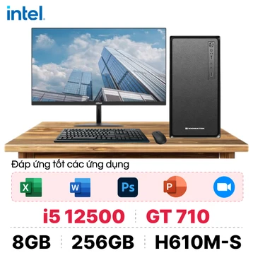 PC CPS văn phòng S04 i5 12500 / 8GB - 256GB / GT 710