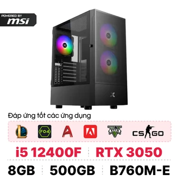 PC CPS x MSI Gaming Intel I5 Gen 12 RTX 3050 6GB