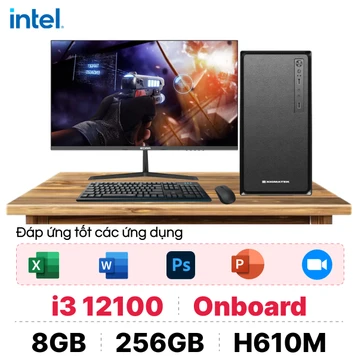 PC CPS văn phòng Intel I3 Gen 12 kèm màn hình