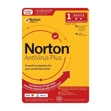 Phần mềm diệt Virus Norton Antivirus Nav Plus 2gb 1U 1D
