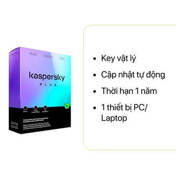 Bản quyền phần mềm Kaspersky Plus Sea KL10424UAFS (1 thiết bị/năm)