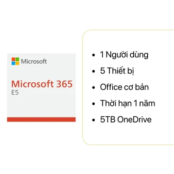 Microsoft 365 E5 (không có Teams)