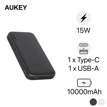 Pin dự phòng Aukey Spark Go 1A1C 10000mAh 15W PB-Y46