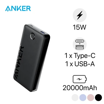 Pin sạc dự phòng Anker 325 Powercore II 1C1A 15W 20000mAh A1286
