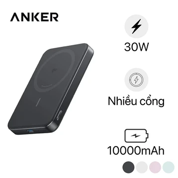 Pin sạc dự phòng Anker Maggo A1664 Qi2 10000mAh 15W 1C