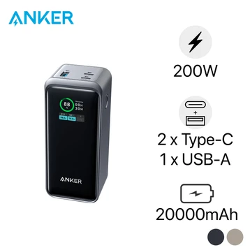 Pin sạc dự phòng Anker Prime 20000mAh 200W A1336
