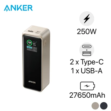 Pin dự phòng Anker Prime 2C1A 27650mAh 250W A1340