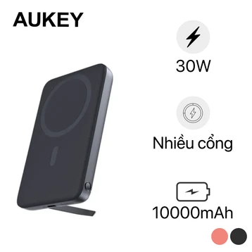 Pin dự phòng Aukey Magnetic 10000mAh 30W PB-MS02