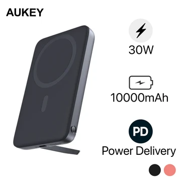 Pin dự phòng Aukey Magnetic 10000mAh 30W PB-MS02 - Cũ