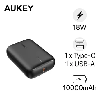 Sạc dự phòng Aukey 10.000mAh 18W Type-C PB-N83 