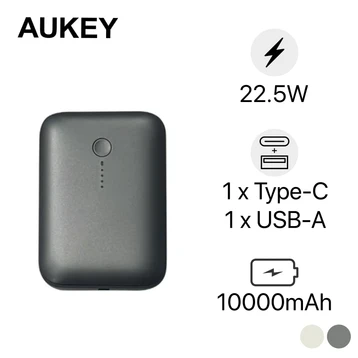 Pin dự phòng Aukey 10.000mAh PD 20W & QC 3.0 PB-Y55