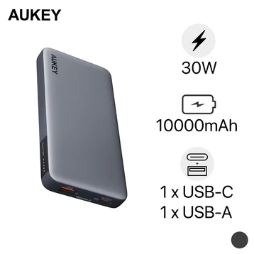 Pin dự phòng Aukey Sprint X 10000mAh sạc nhanh 30W & USB-C PD 3.0 (PB-Y41)