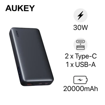 Pin dự phòng Aukey Sprint X 20000mAh sạc nhanh 30W & USB-C PD 3.0 (PB-Y42)