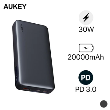 Pin dự phòng Aukey Sprint X 20000mAh sạc nhanh 30W & USB-C PD 3.0 (PB-Y42)