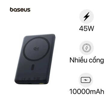 Pin sạc dự phòng Baseus Picogo AM52 Slim 10000mAh 45W kèm cáp USB-C to USB-C