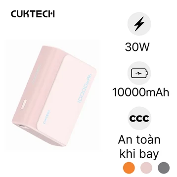 Pin sạc dự phòng Cuktech PB100 1C1A 10000mAh 30W (CP13)