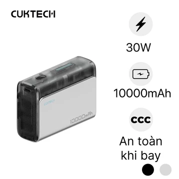 Pin sạc dự phòng Cuktech CP13 PB100S 1C1A 10000mAh 30W