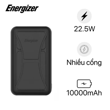 Pin sạc dự phòng Energizer 10000 mAh / 3.85V Li-Polymer QM10002PQBK