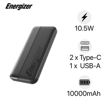 Pin sạc dự phòng Energizer 10000mAh /3.7V Li-Polymer UE10050