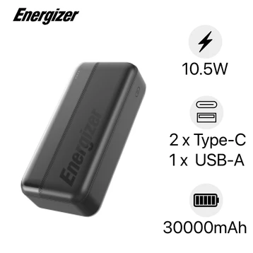 Pin sạc dự phòng Energizer 30000mAh /3.7V Li-Polymer UE30050