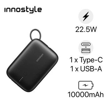 Pin sạc dự phòng Innostyle Powergo Mini 10000mAh 22.5W (Kèm cáp USB-C)