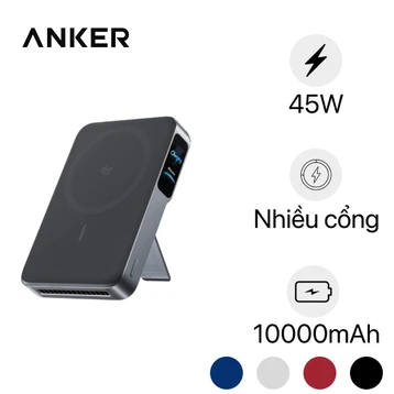 Pin sạc dự phòng không dây Anker Maggo 2 Pro A110R 10000mAh Qi2 25W Type-C PD 45W
