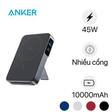 Pin sạc dự phòng không dây Anker Maggo 2 Pro A110R 10000mAh Qi2 25W Type-C PD 45W