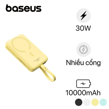 Pin sạc dự phòng không dây Baseus Magnetic Mini Fast Charge Type-C Edition 10000mAh 30W