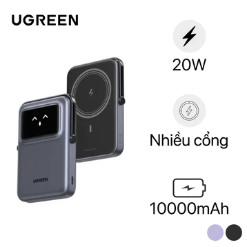 Pin dự phòng không dây Ugreen Uno 10000mAh 20W PB572