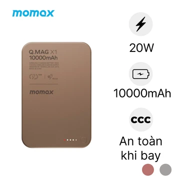 Pin sạc dự phòng Momax IP117 Magsafe Q.Mag X1 10000mAh