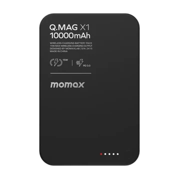 Pin sạc dự phòng Momax IP117 Magsafe Q.Mag X1 10000mAh-Đen