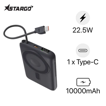 Pin dự phòng Magsafe StarGO Star X 10000mAh 22.5W - Cũ