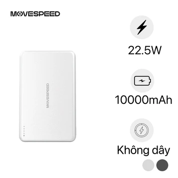Pin dự phòng Movespeed Magnetic Semi-Solid 10000mAh 22.5W MSP08