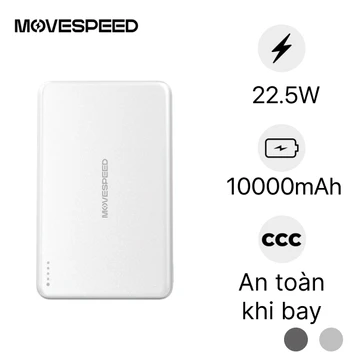Pin sạc dự phòng Movespeed Magnetic Semi-Solid MSP08 10000mAh 22.5W
