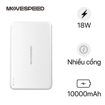 Pin dự phòng Movespeed Magnetic Semi-Solid 10000mAh MSP08