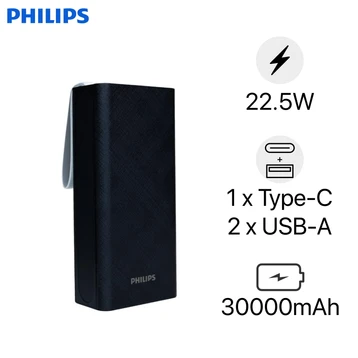 Pin dự phòng Philips 30000mAh PD 22.5W DLP9790