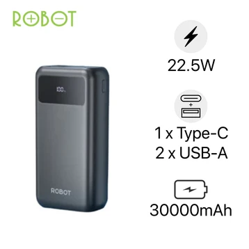 Pin dự phòng Robot 30000mAh 22.5W RT32 - Cũ
