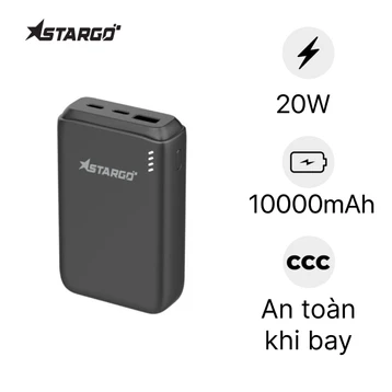 Pin sạc dự phòng StarGO Star X1 Power 2C1A 10000mAh tích hợp cáp Type-C