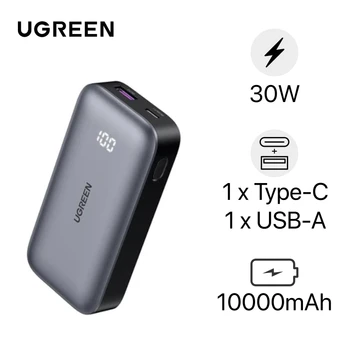 Pin sạc dự phòng Ugreen sạc nhanh hai chiều 10000mAh 30W PB502 25185