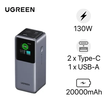 Pin dự phòng Ugreen 20000mAh 130W PB721 35524B - Cũ