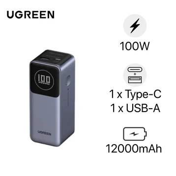 Pin dự phòng Ugreen 12000mAh 100W PB724 35526B